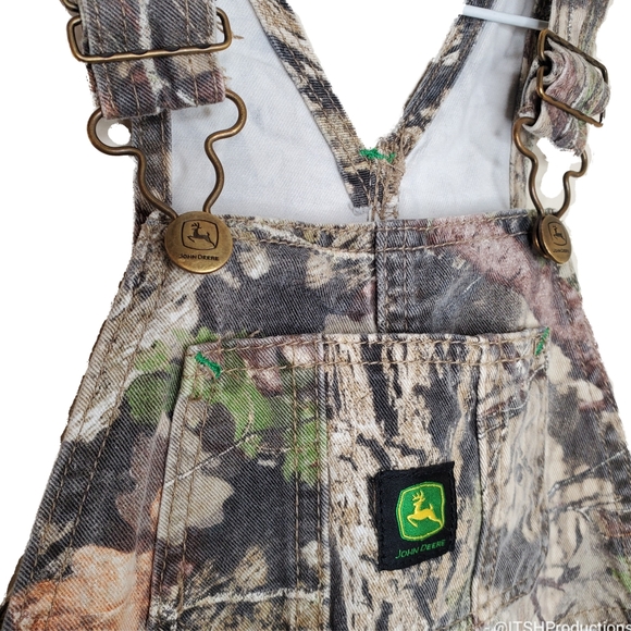 11) JOHN DEERE Kids Overalls Sz. 5 Big Kids - Picture 5 of 7